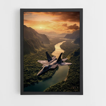 Poster Sun Fighter Plane