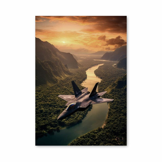 Poster Sun Fighter Plane