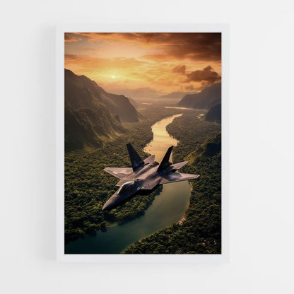 Poster Sun Fighter Plane