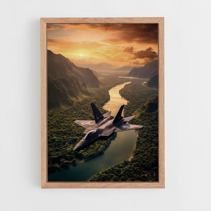 Poster Sun Fighter Plane