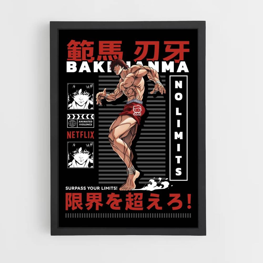 Japanisches Baki-Poster