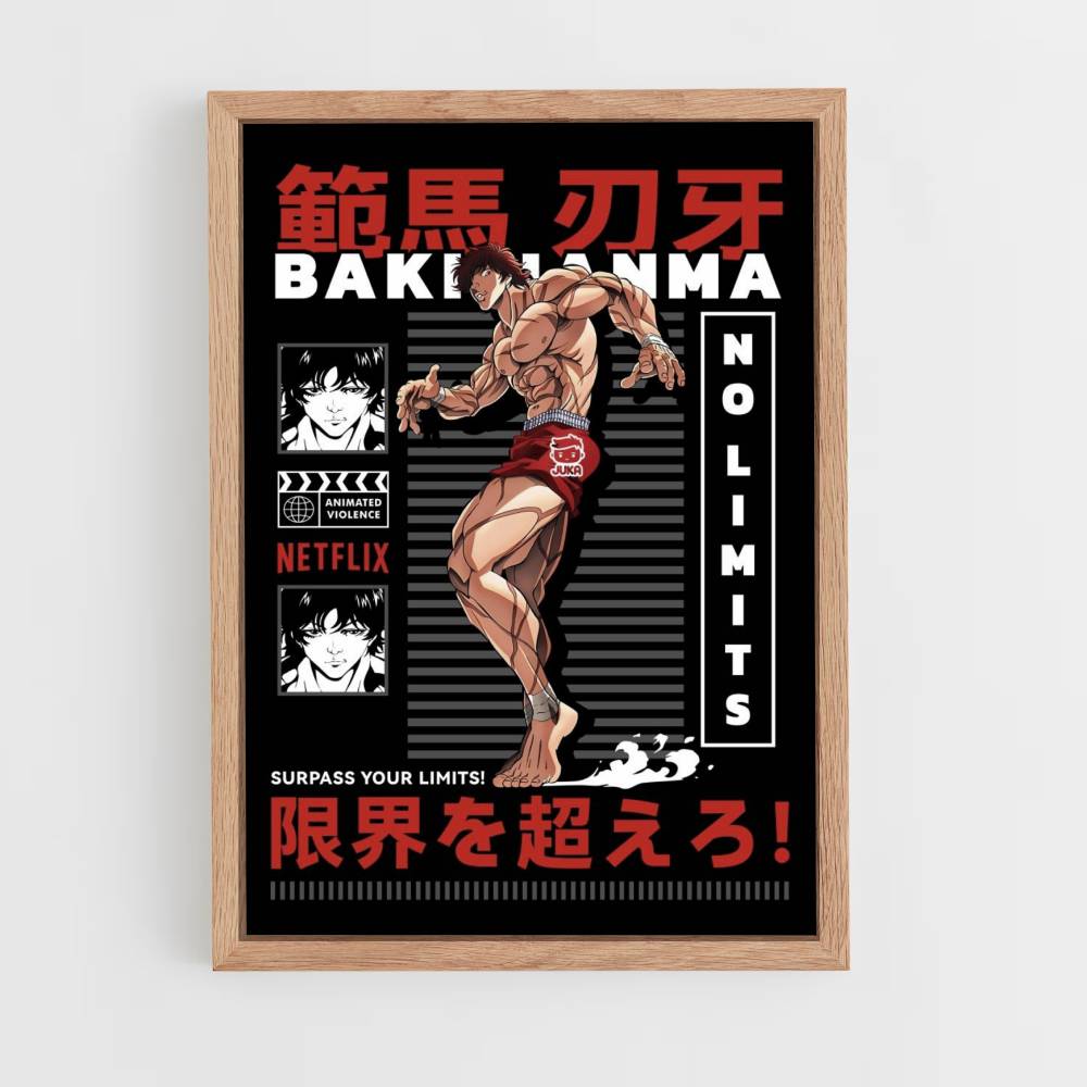 Japanisches Baki-Poster