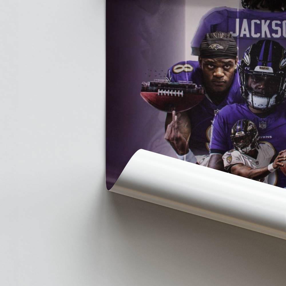 Quarterback-Poster der Baltimore Ravens