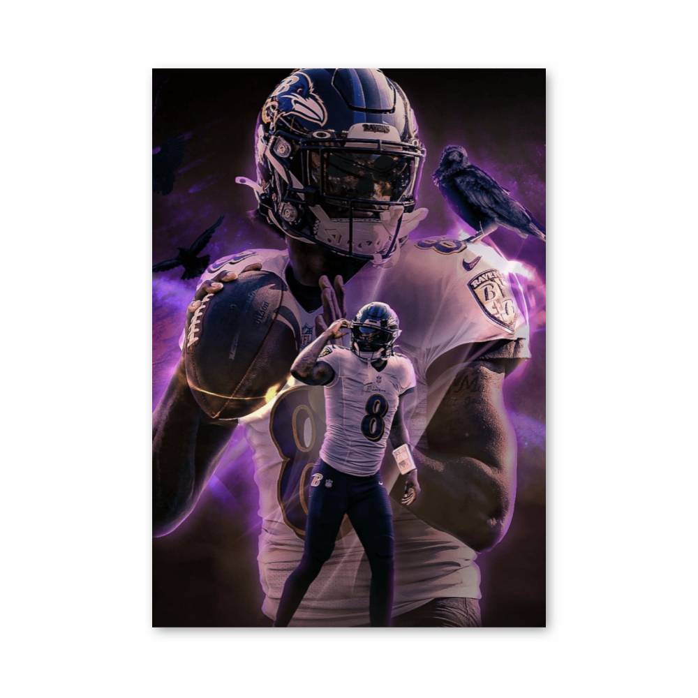 Poster Lamar Jackson Aesthetic