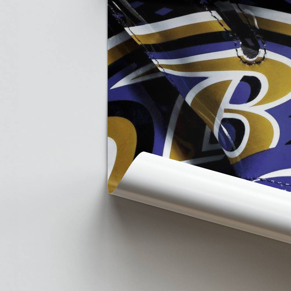 Poster Baltimore Ravens Handschuhe