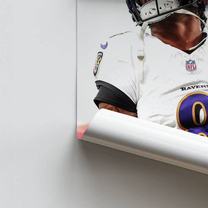 Baltimore Ravens Fußballplakat