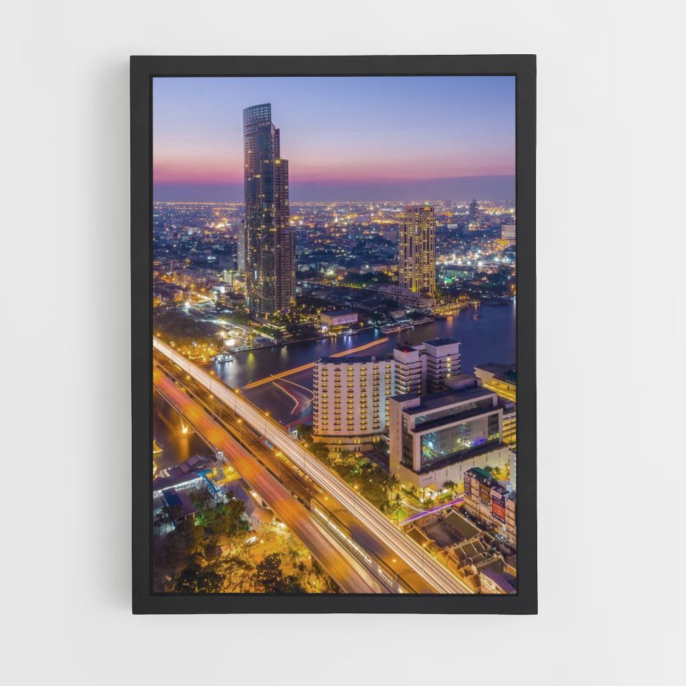 Bangkok-Lichtplakat