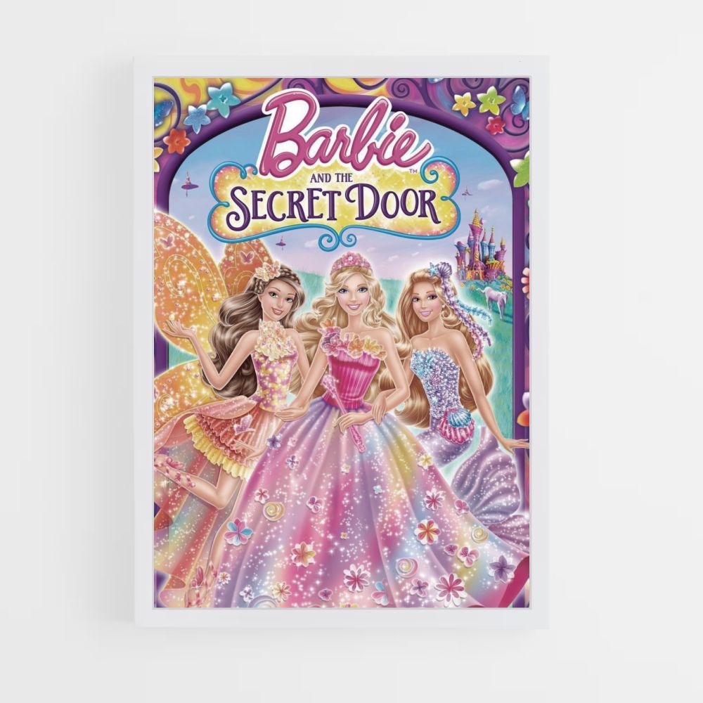 Poster Barbie Geheimtür