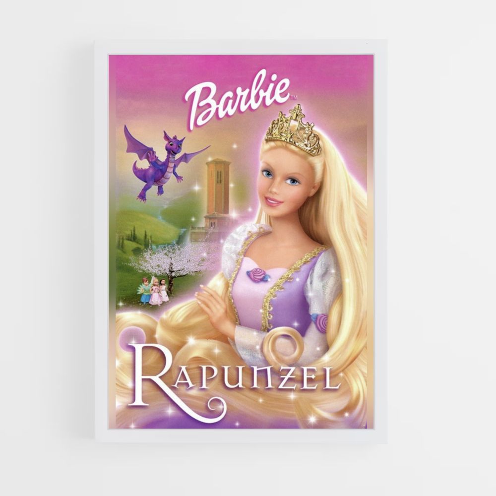 Poster Barbie Rapunzel