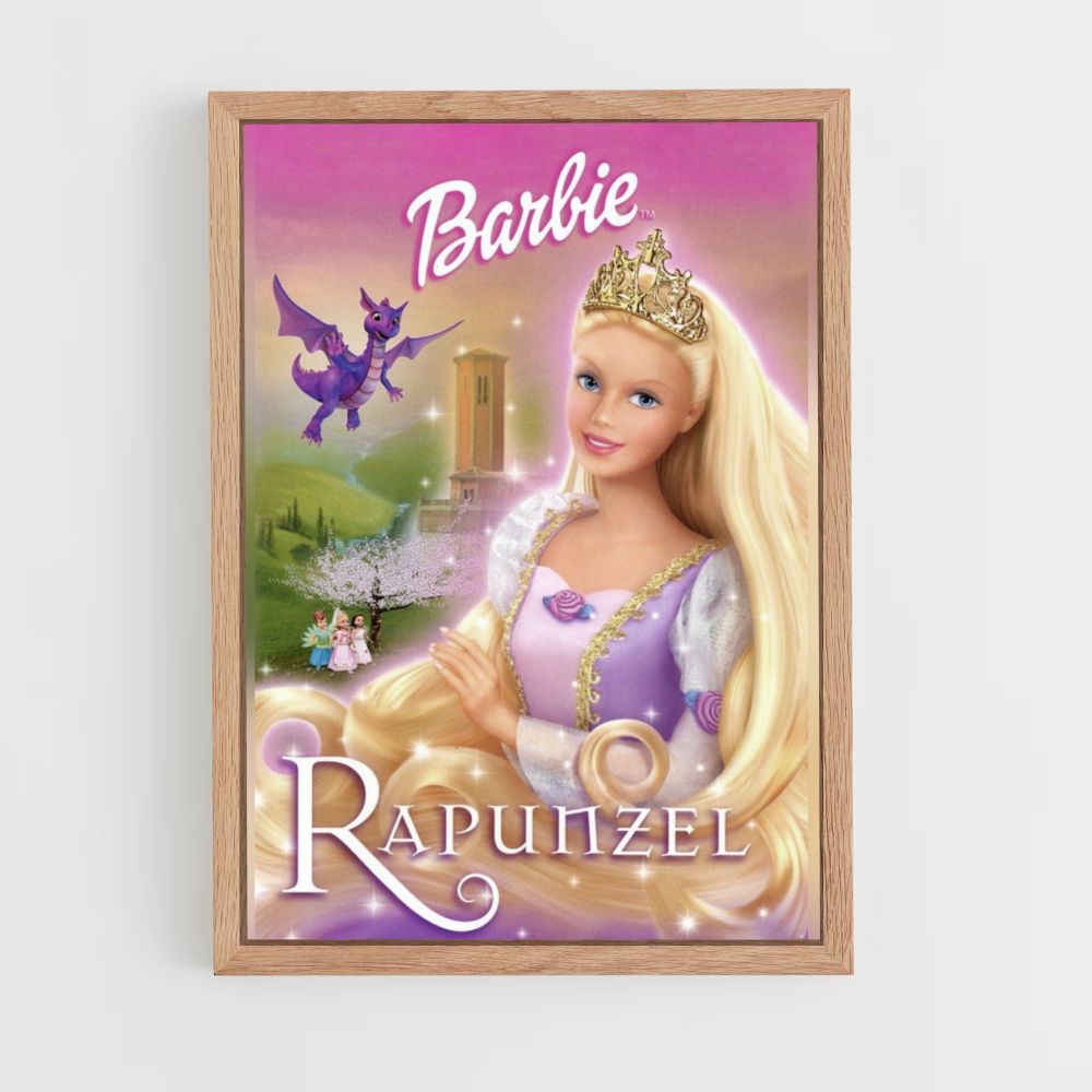 Poster Barbie Rapunzel