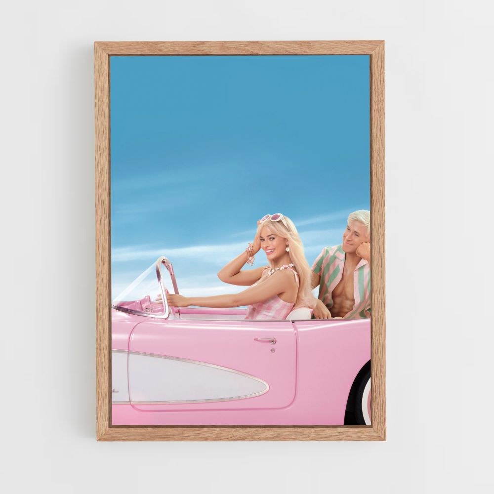 Barbie-Auto-Poster