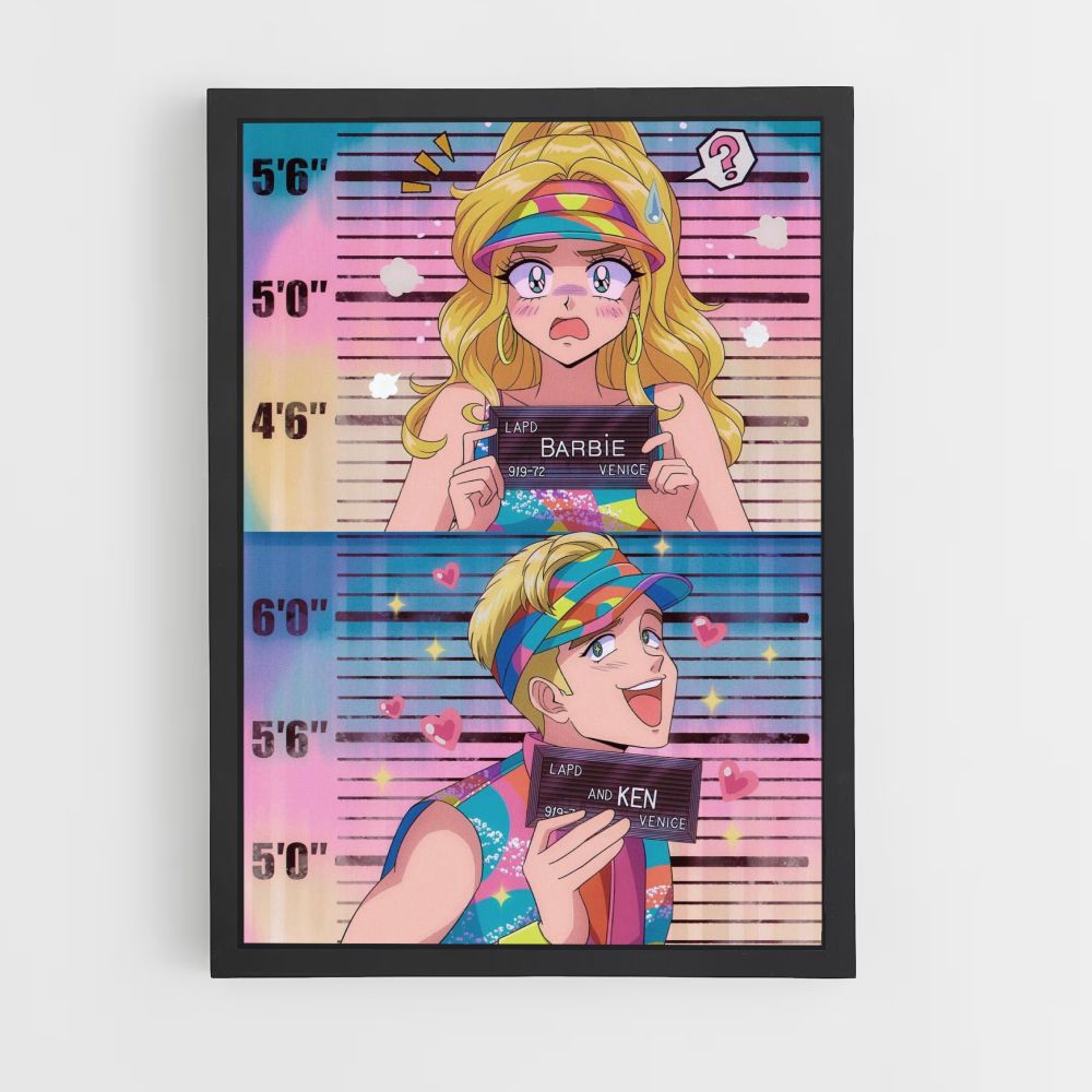 Poster Barbie Manga