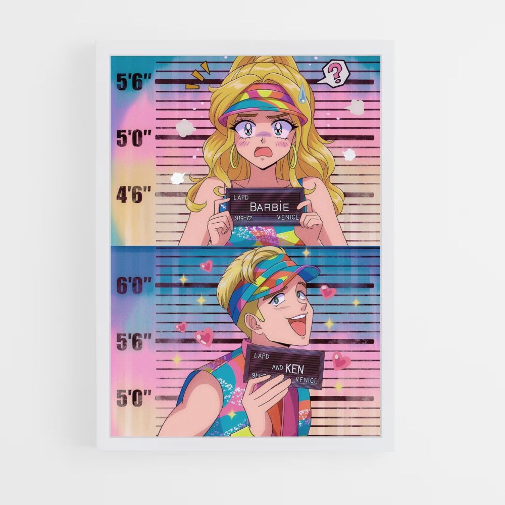 Poster Barbie Manga