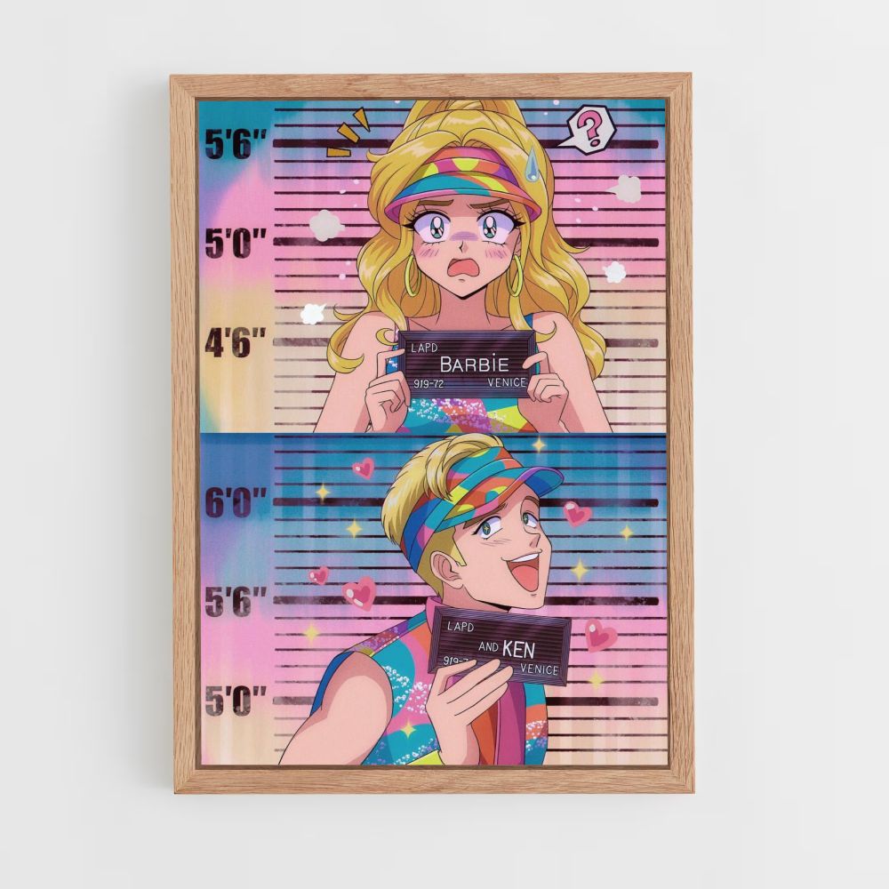 Poster Barbie Manga