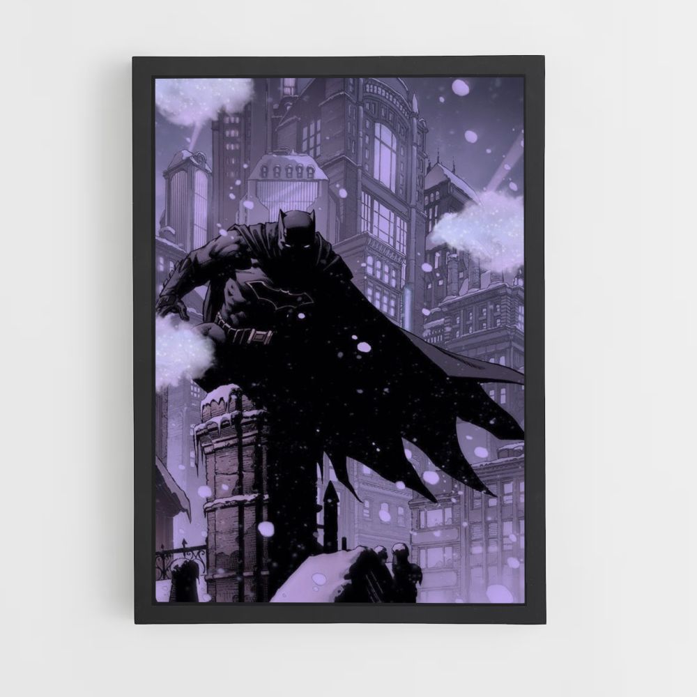 Poster Batman Schnee