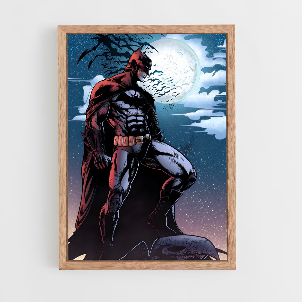 batman-4 cadre Bois clair