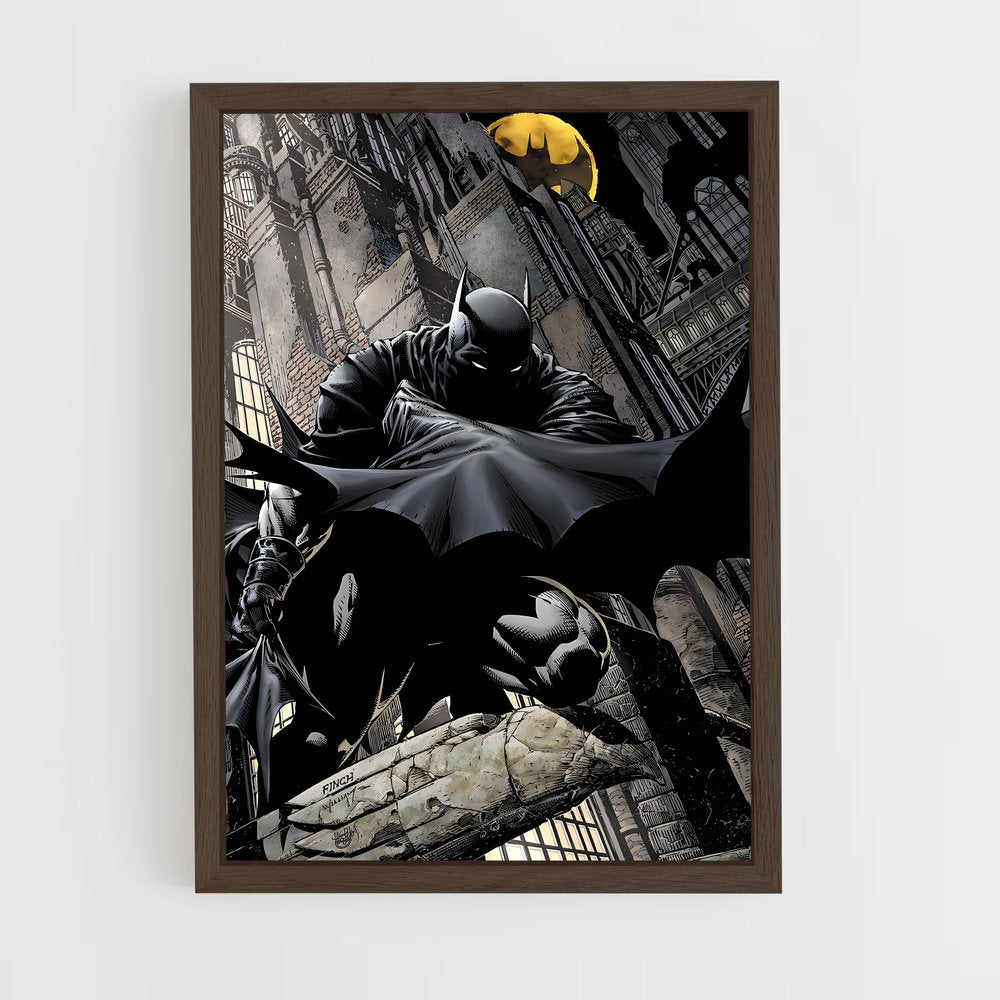 batman-7 cadre Bois foncé