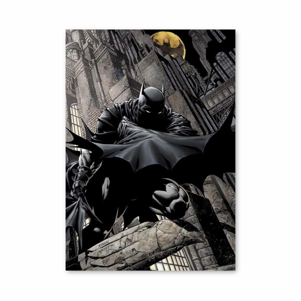 Poster Batman-Zeichnung