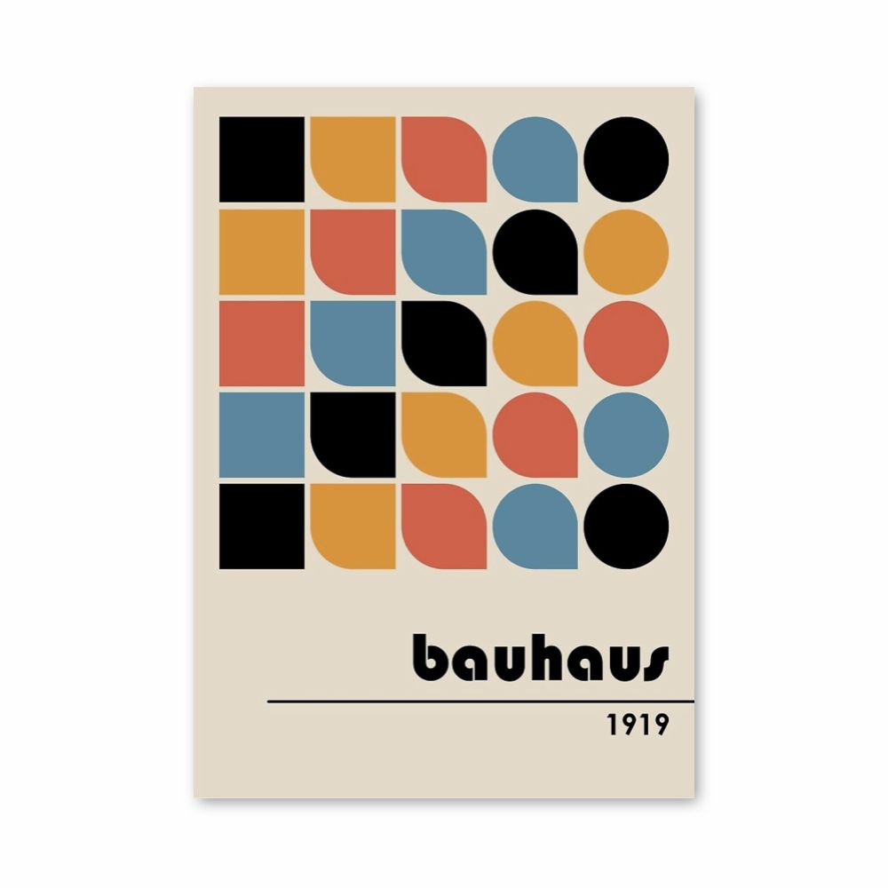 Poster Bauhaus Minimalistisch