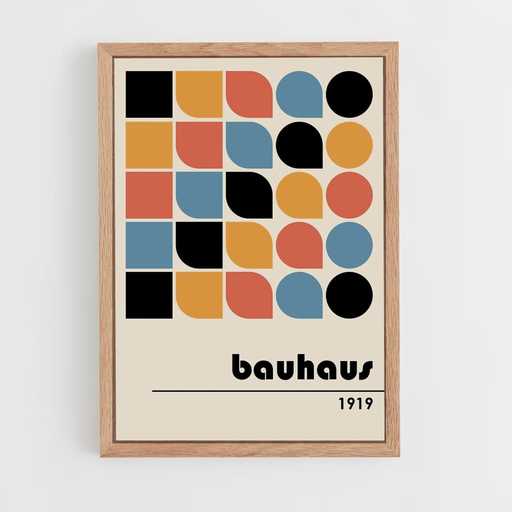 Poster Bauhaus Minimalistisch