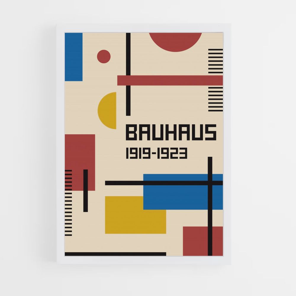 Poster Bauhaus-Zeit