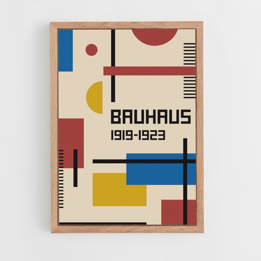 Poster Bauhaus-Zeit