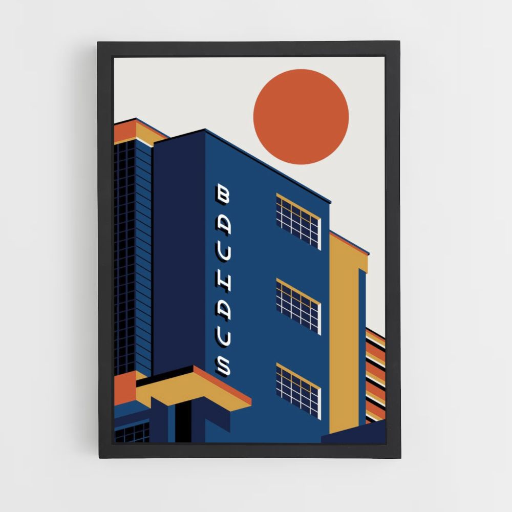 Poster Bauhaus-Gebäude