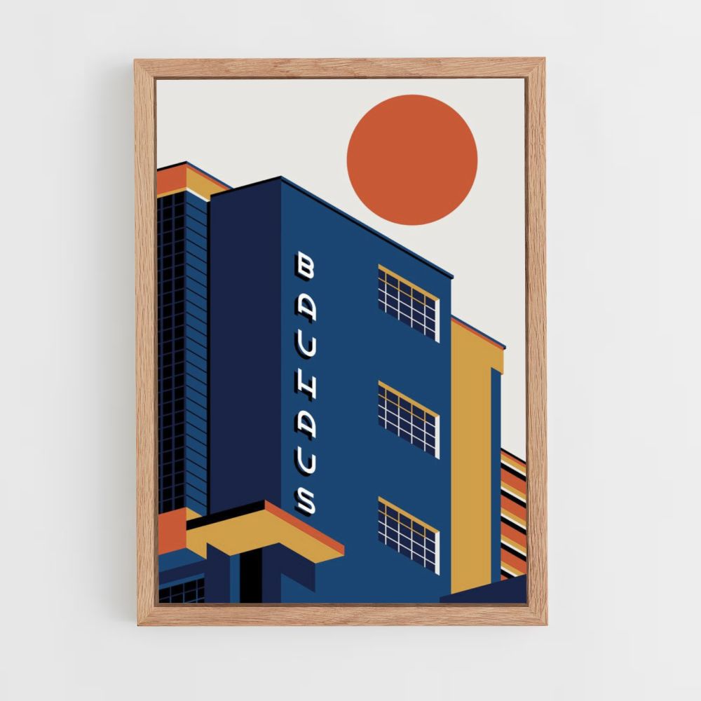 Poster Bauhaus-Gebäude