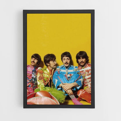 Poster Die Beatles bunt