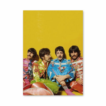 Poster Die Beatles bunt