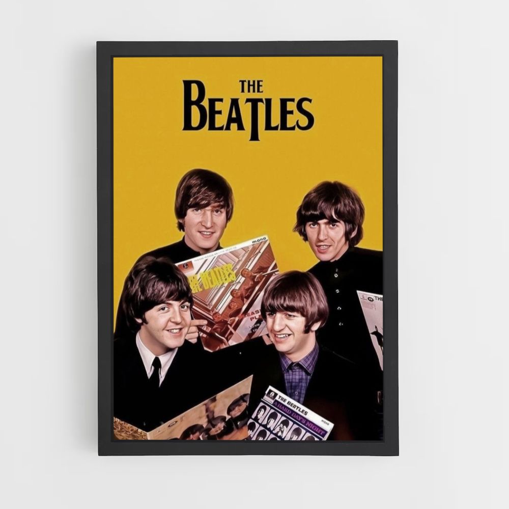 Poster The Beatles Gelb