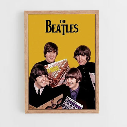 Poster The Beatles Gelb