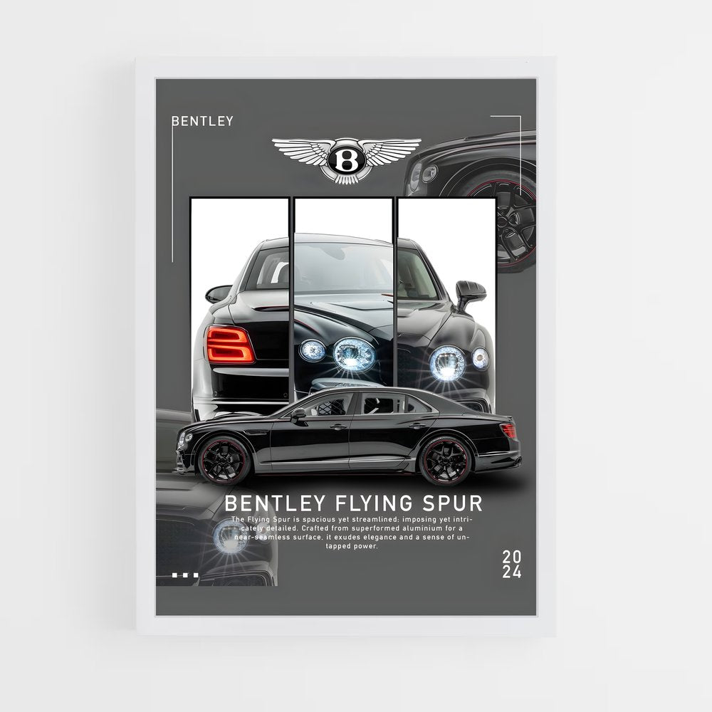 bentley-6 cadre Blanc