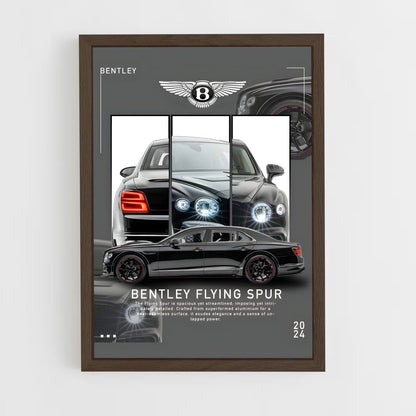 bentley-6 cadre Bois foncé