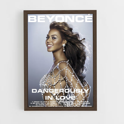beyonce-2 cadre Bois foncé