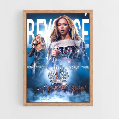 beyonce-6 cadre Bois clair