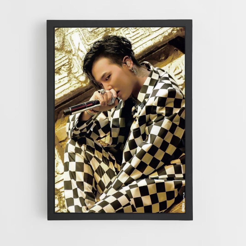 Poster G-Dragon Schachbrett