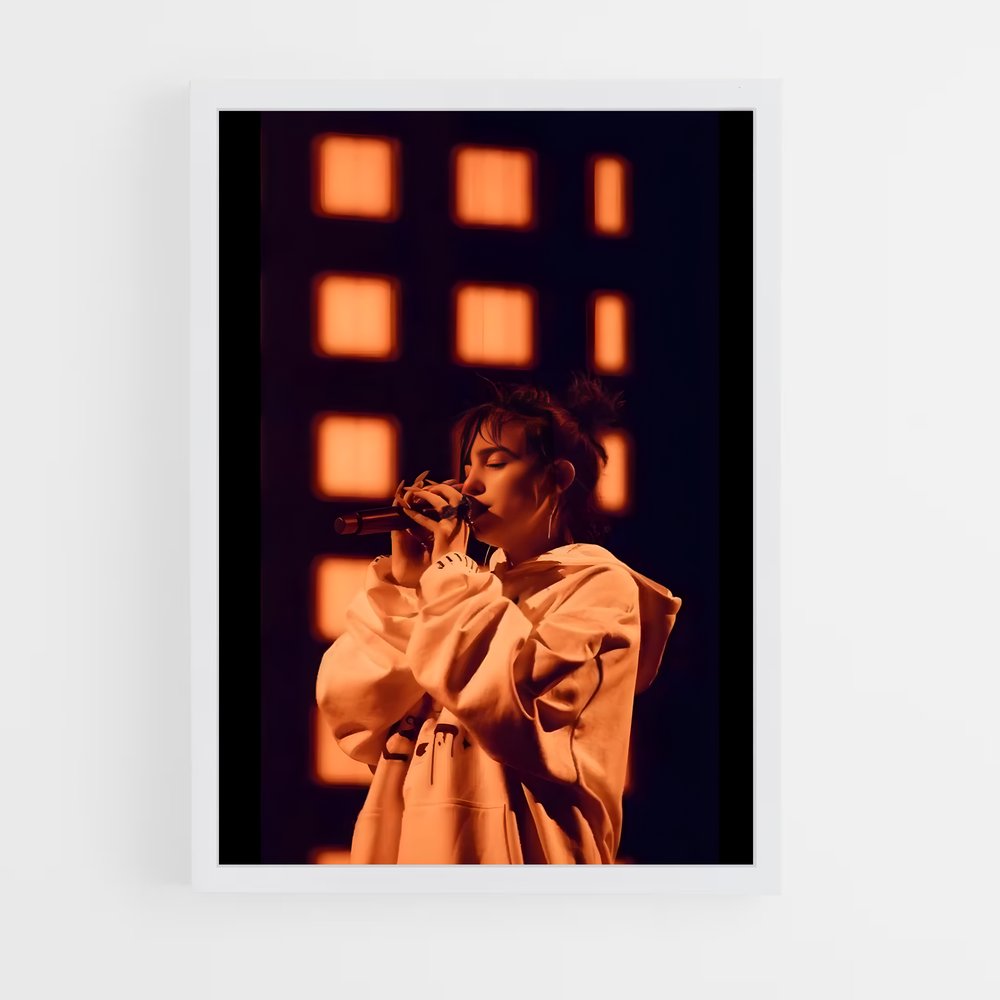 billie-eilish-7 cadre Blanc