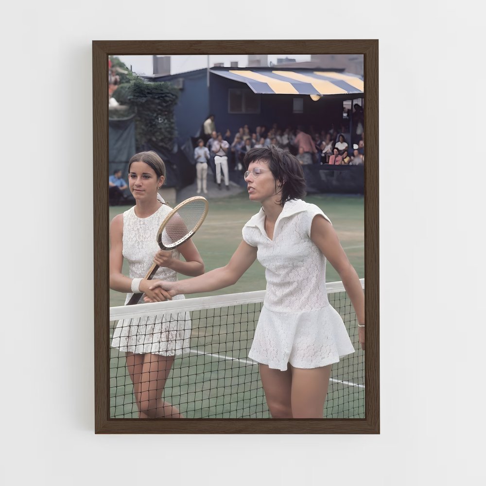 billie-jean-king-5 cadre Bois foncé