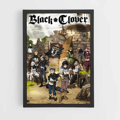 black-clover-3 cadre Noir