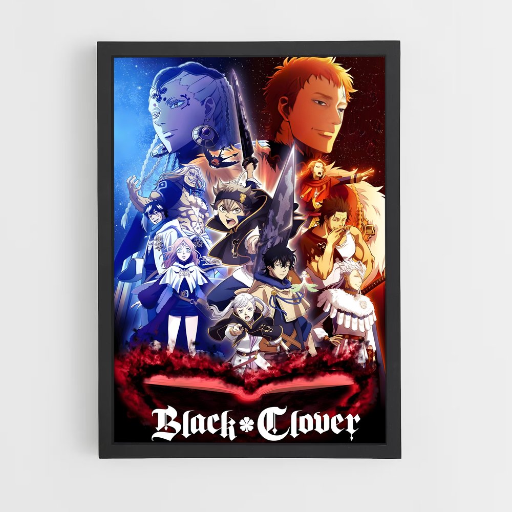 black-clover-4 cadre Noir