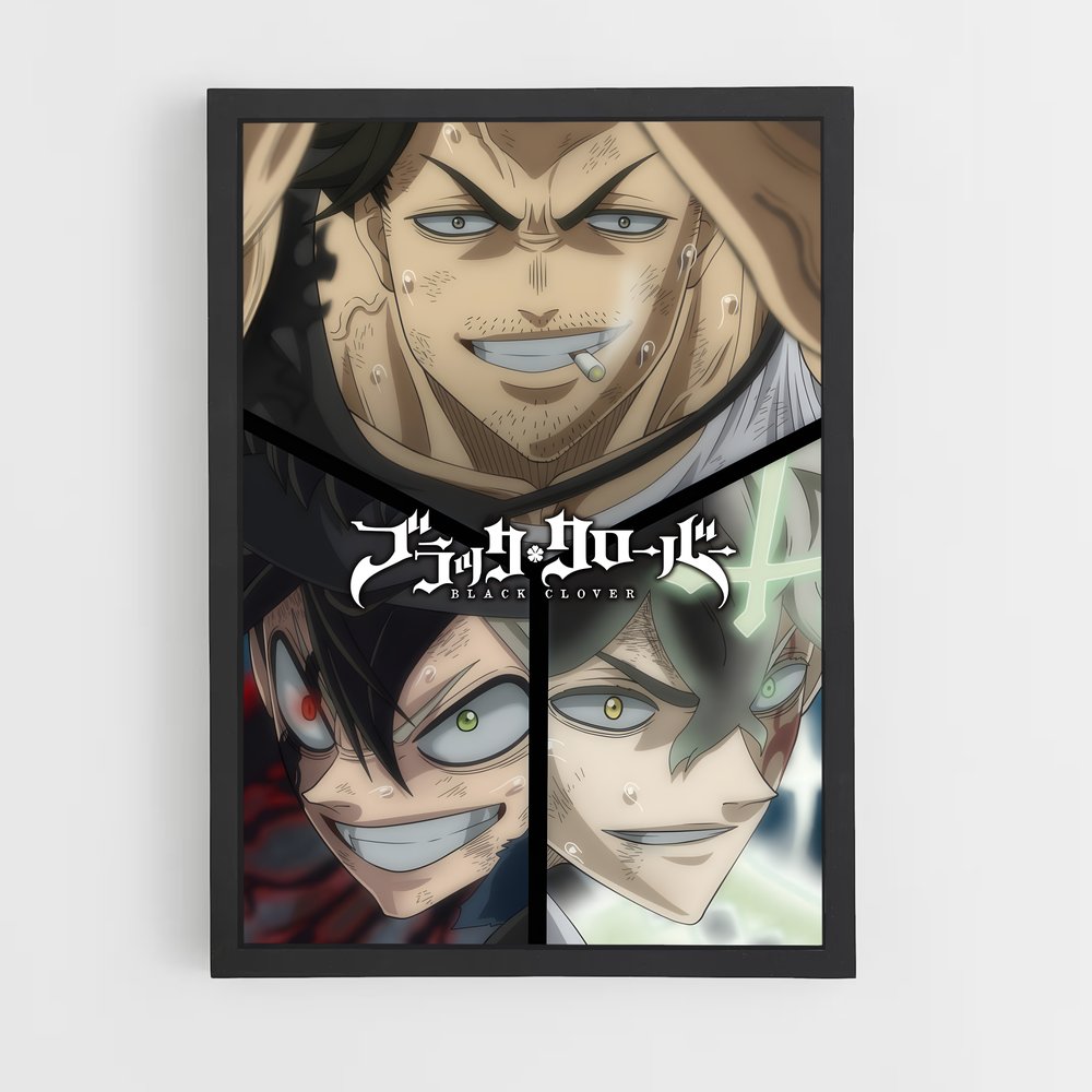 black-clover-6 cadre Noir
