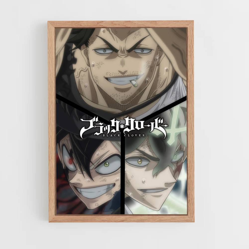 Poster Black Clover Combat