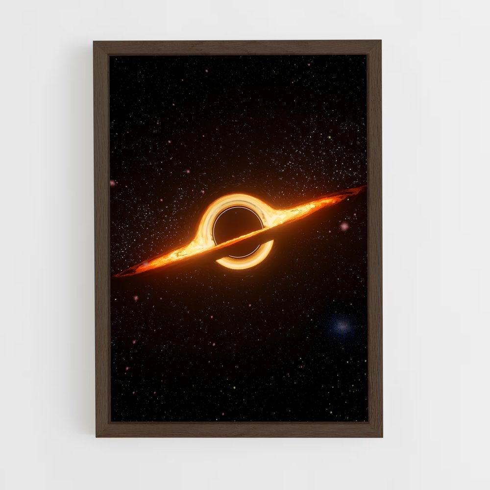 black-hole-1 cadre Bois foncé