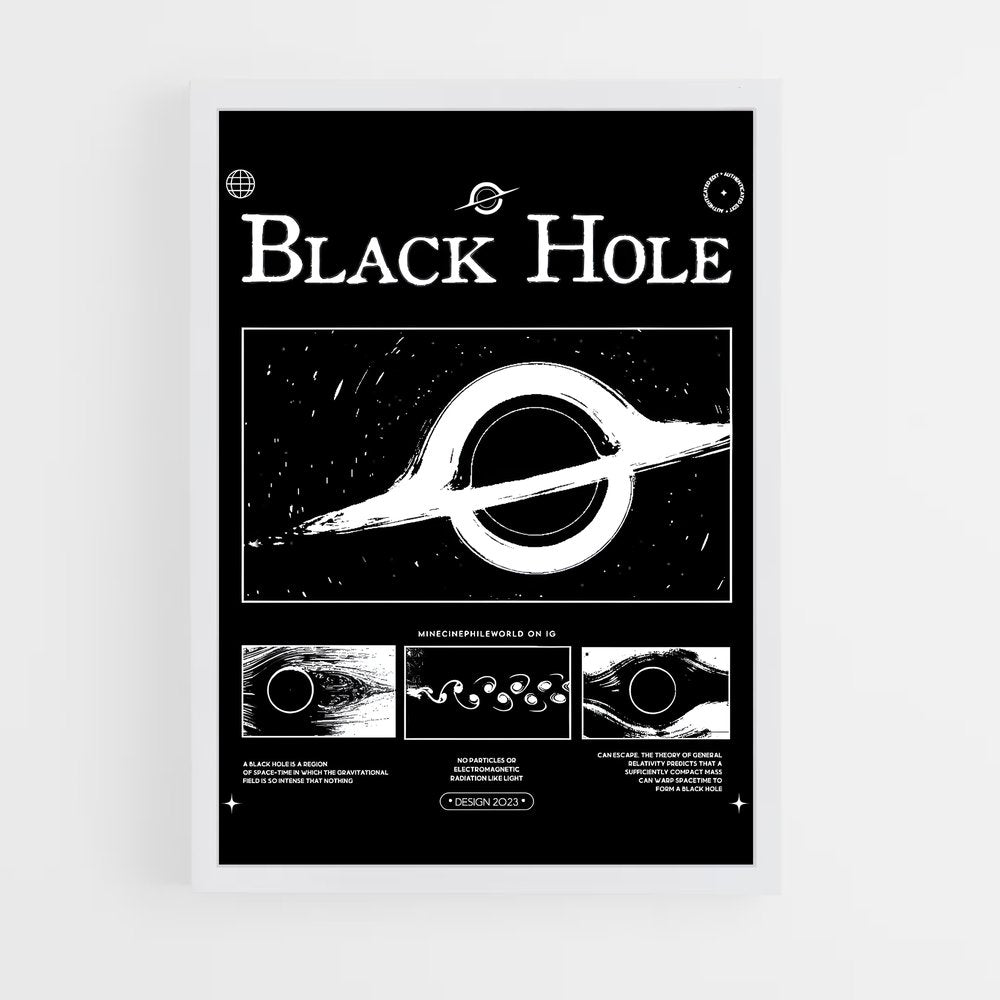 black-hole-2 cadre Blanc