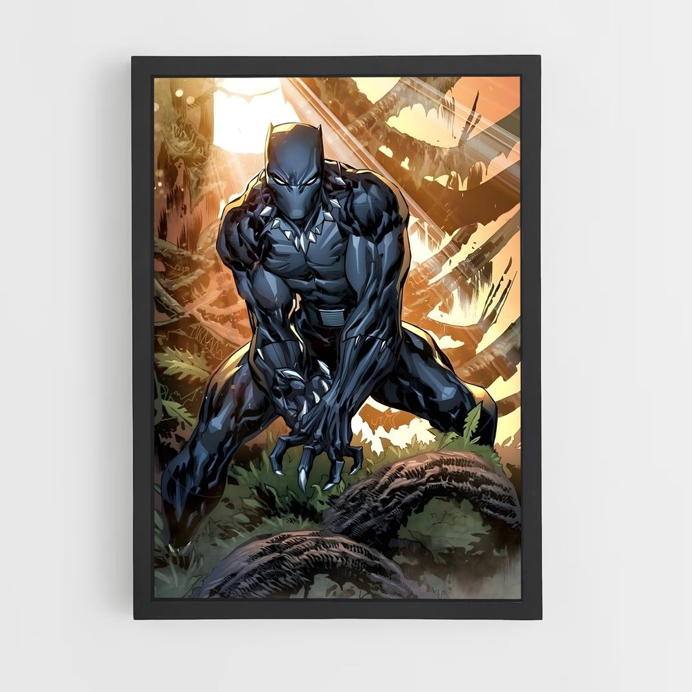 black-panther-2 cadre Noir