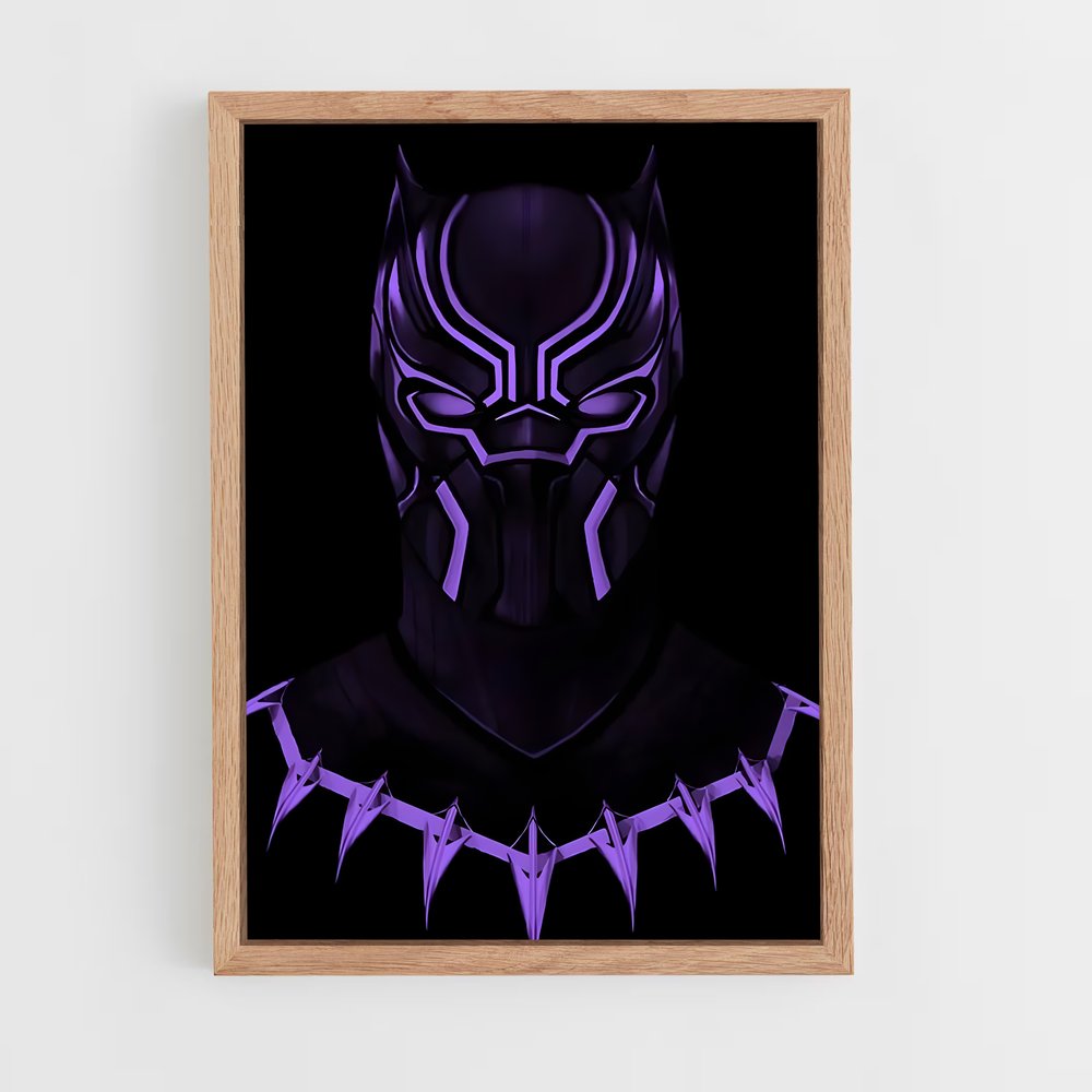 black-panther-4 cadre Bois clair