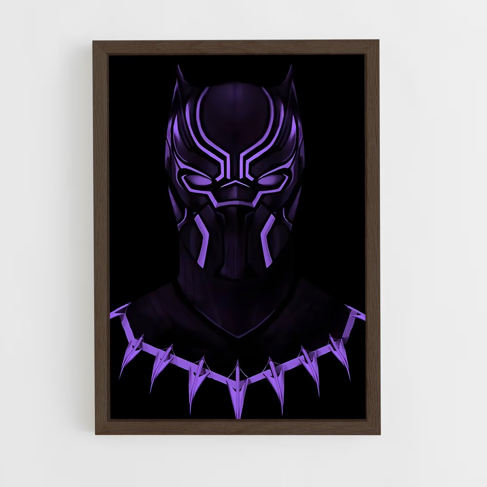 black-panther-4 cadre Bois foncé