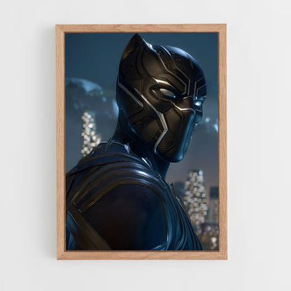 black-panther-9 cadre Bois clair
