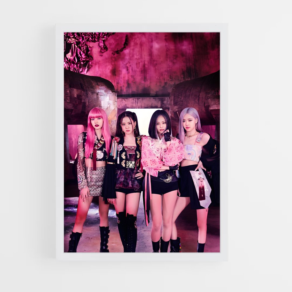 blackpink-2 cadre Blanc